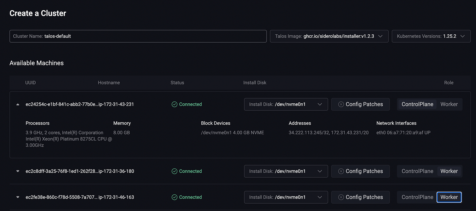 SaaS for Kubernetes deployments - Sidero Labs