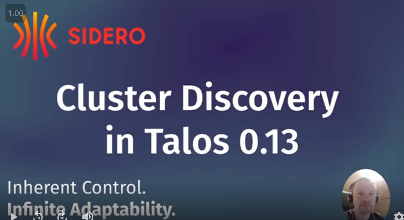 Talos 0.13 Cluster Discovery Service